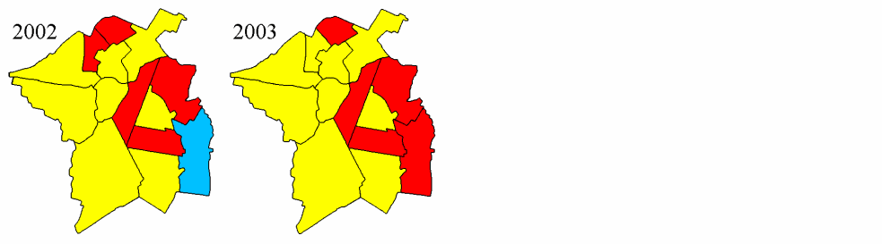 results 2002 to 2003
